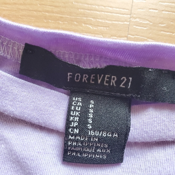 Purple crop top - Picture 3 of 3